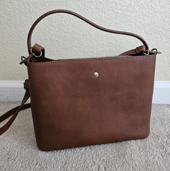 Liebeskind Brown Leather Crossbody Bag